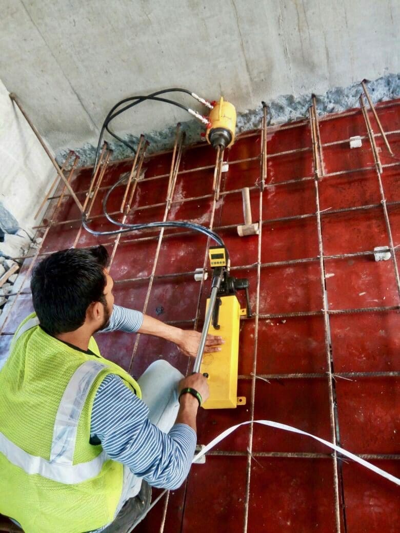 Rebar Anchor Pullout Test
