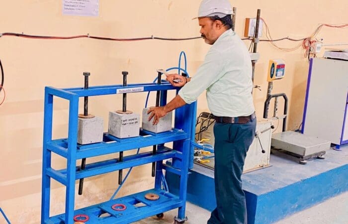 Concrete Depth of Water Penetration Test