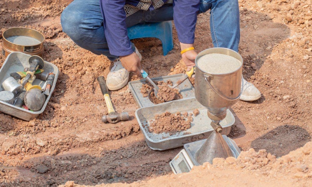 Excavated Soil Weighed on Site
