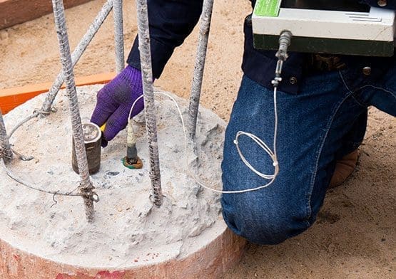 Engineer Performing Hand Hammer Impact