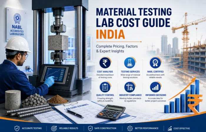 material testing lab cost india