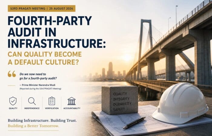 Fourth-party audit in infrastructure — quality, integrity, durability and safety
