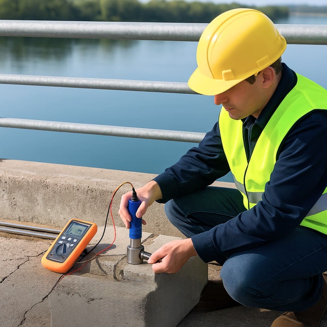 Corrosion Rate Measurement in Progress