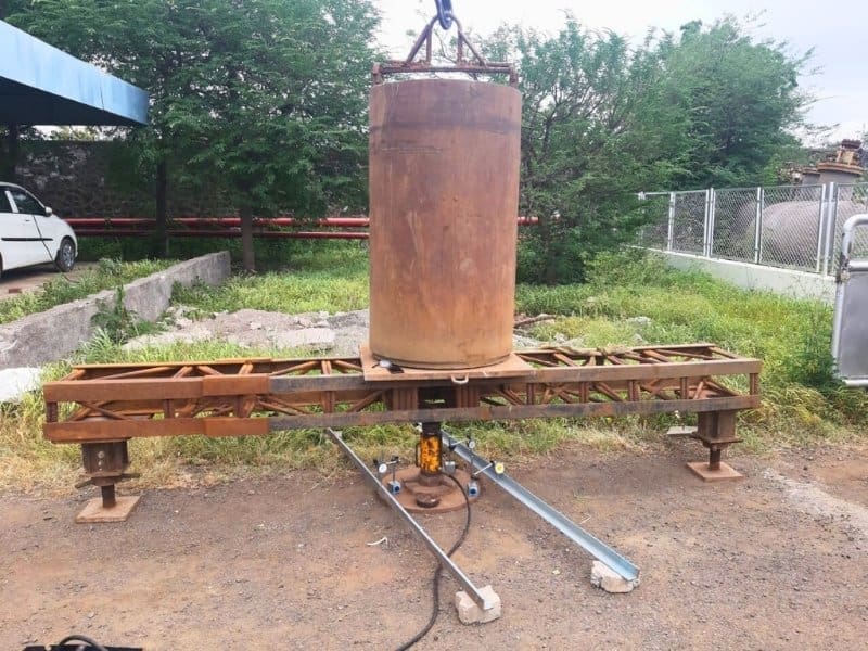 Settlement Dial Gauge Reading During Test